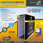 Sanitizing Booth switch-operated 